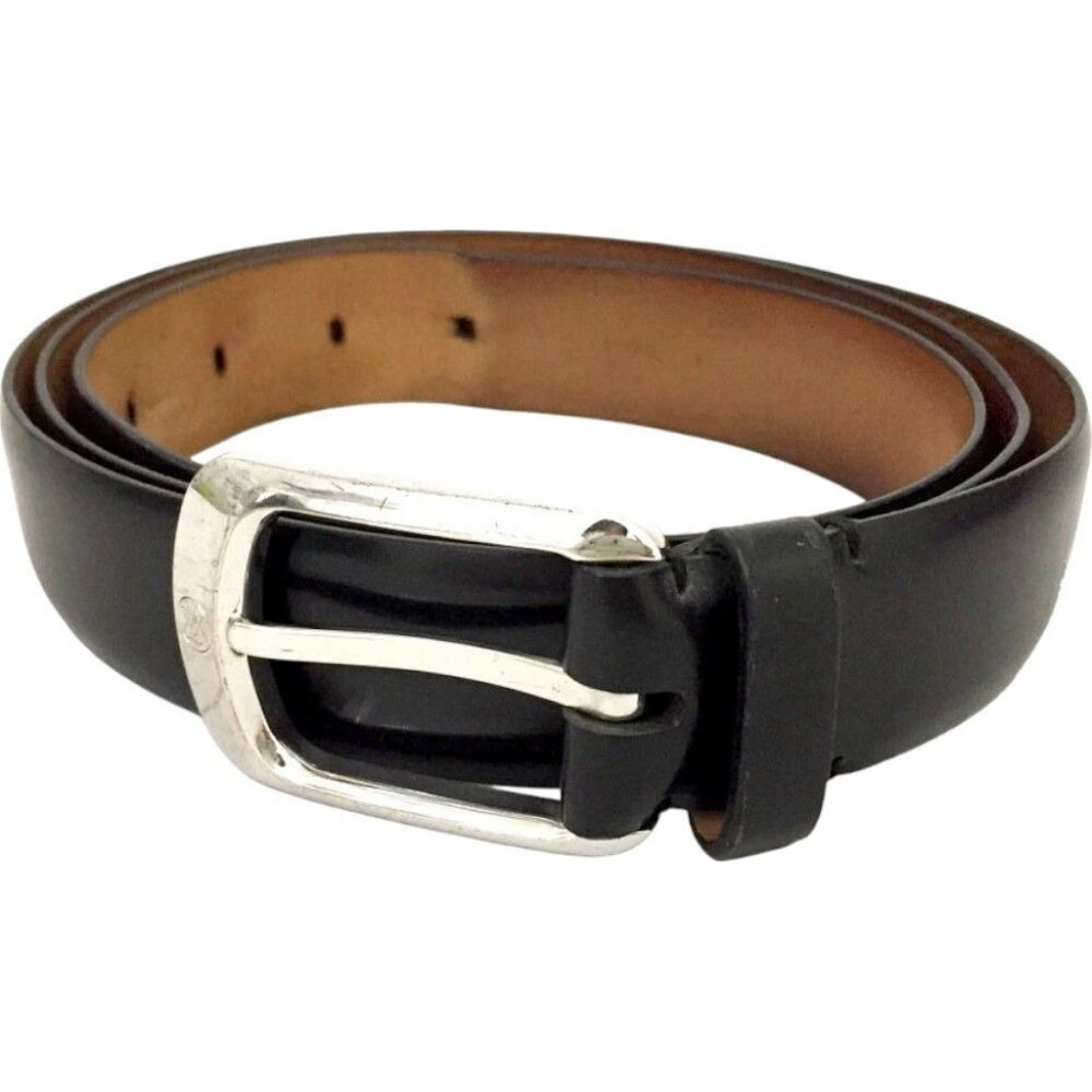 216164BG (S1) Louis Vuitton Belt Black Leather - Picture 1 of 9